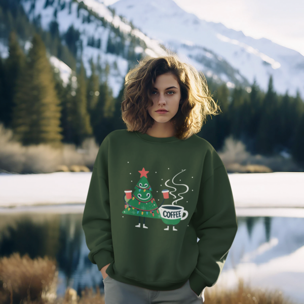 ai-generated-sweatshirt-mockup-featuring-a-woman-posing-in-front-of-a-frozen-lake-m36257